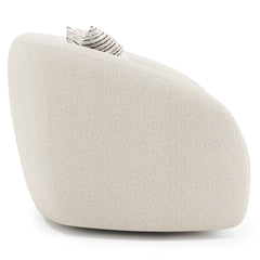 Austen Beige/Tan Fabric Swivel Chair - Ornate Home