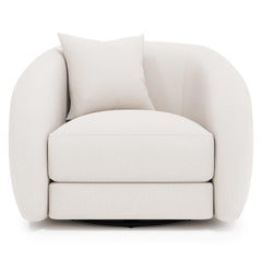 Austen Gray Swivel Chair - Ornate Home