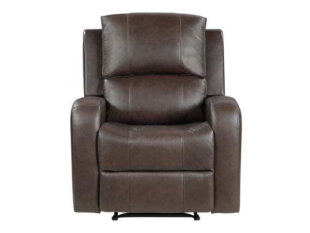 Austin Brown Reclining Chair - Ornate Home
