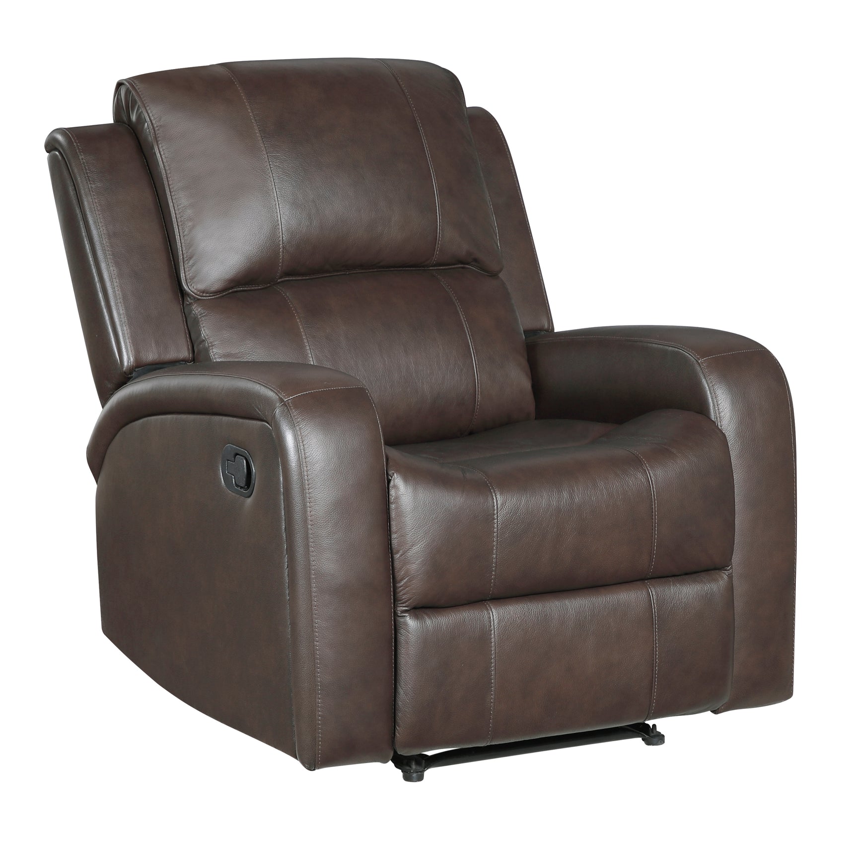 Austin Brown Reclining Chair - Ornate Home