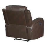 Austin Brown Reclining Chair - Ornate Home