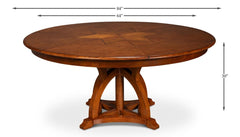 Austin Jupe Brown Large Dining Table - Ornate Home