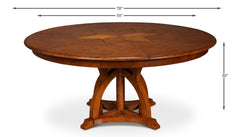 Austin Jupe Brown Medium Dining Table - Ornate Home