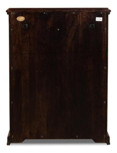 Austrian Brown Hall Cabinet - Ornate Home