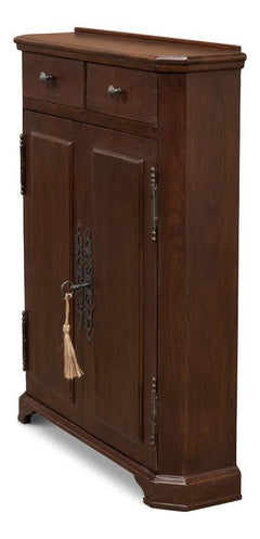 Austrian Brown Hall Cabinet - Ornate Home