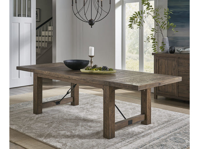 Autumn Flink Oak Solid Wood Extending Dining Table - Ornate Home