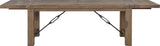 Autumn Flink Oak Solid Wood Extending Dining Table - Ornate Home