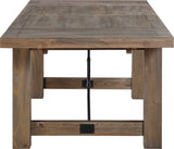 Autumn Flink Oak Solid Wood Extending Dining Table - Ornate Home
