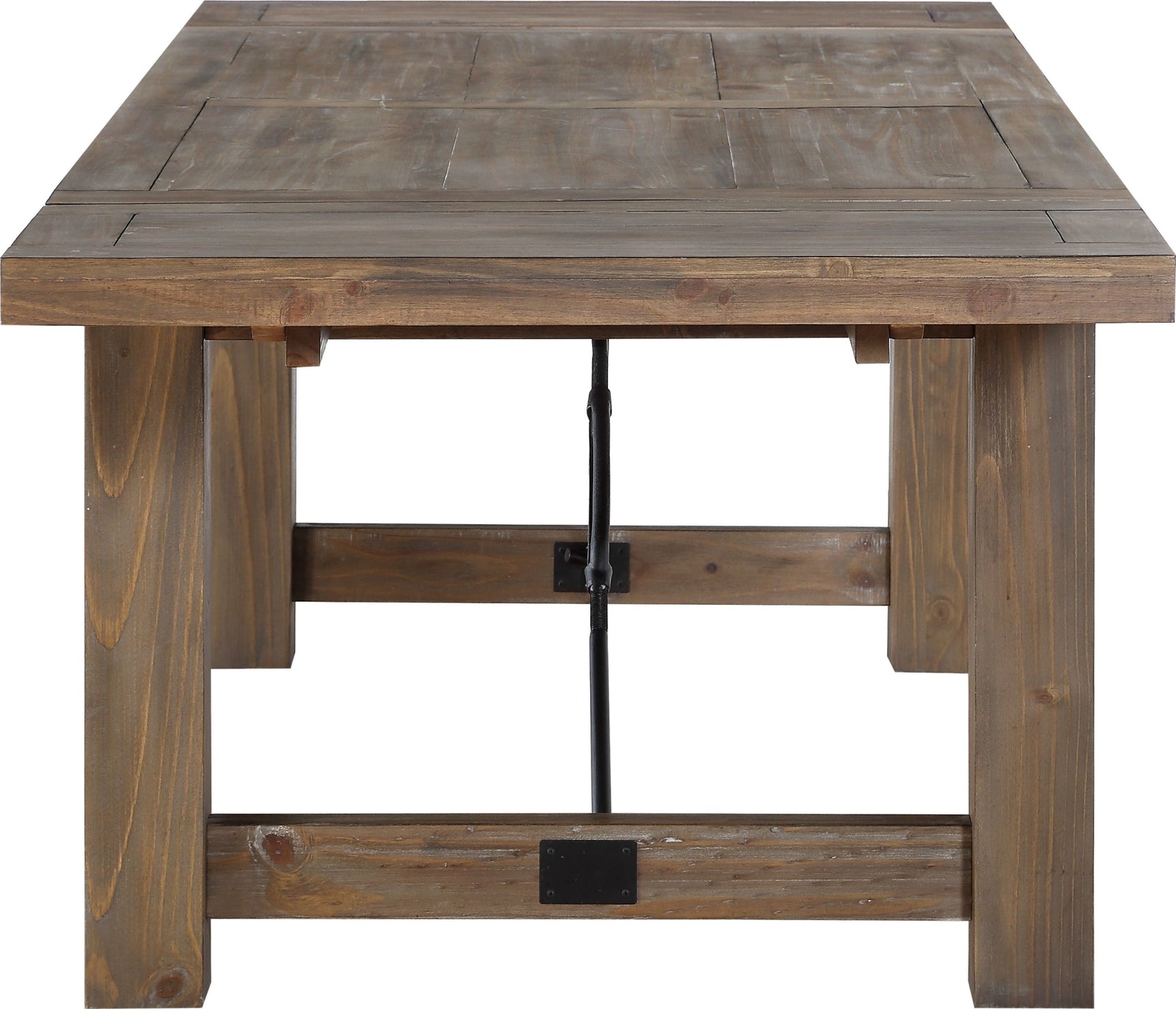 Autumn Flink Oak Solid Wood Extending Dining Table - Ornate Home