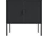 Ava 23.6" Accent Cabinet in Black - Ornate Home