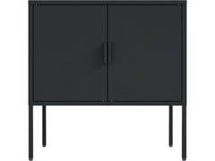 Ava 23.6" Accent Cabinet in Black - Ornate Home
