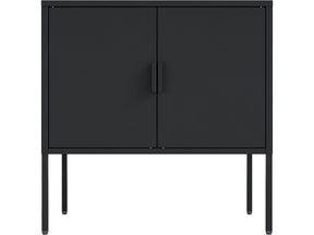 Ava 23.6" Accent Cabinet in Black - Ornate Home