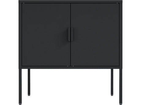 Ava 23.6" Accent Cabinet in Black - Ornate Home