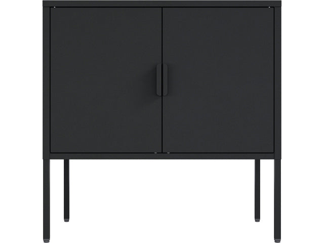 Ava 23.6" Accent Cabinet in Black - Ornate Home