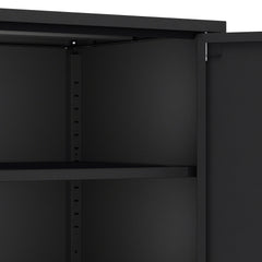 Ava 23.6" Accent Cabinet in Black - Ornate Home