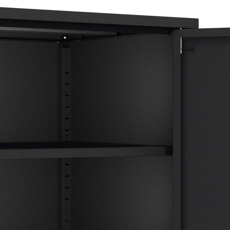 Ava 23.6" Accent Cabinet in Black - Ornate Home