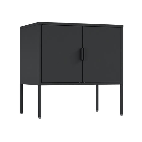 Ava 23.6" Accent Cabinet in Black - Ornate Home