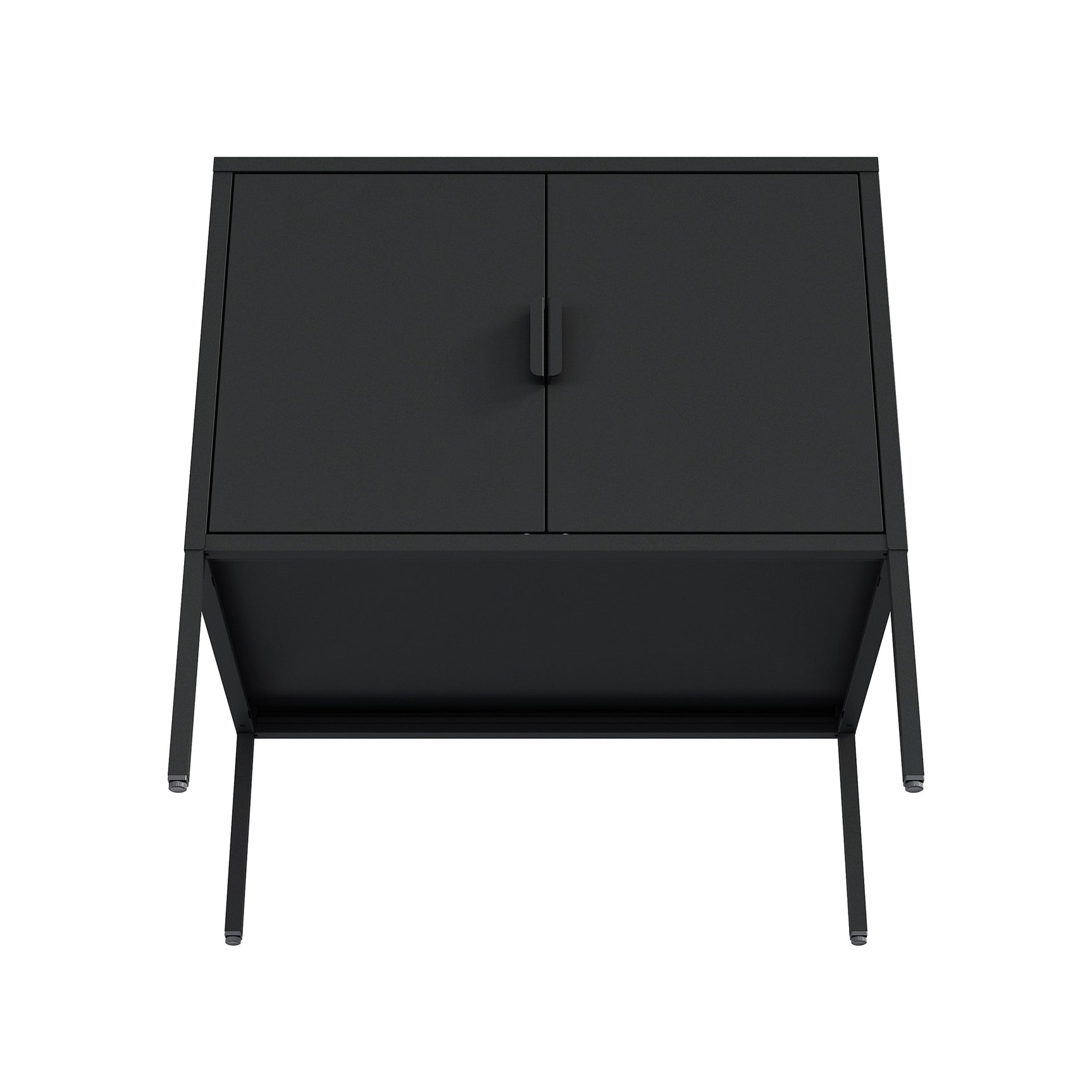 Ava 23.6" Accent Cabinet in Black - Ornate Home