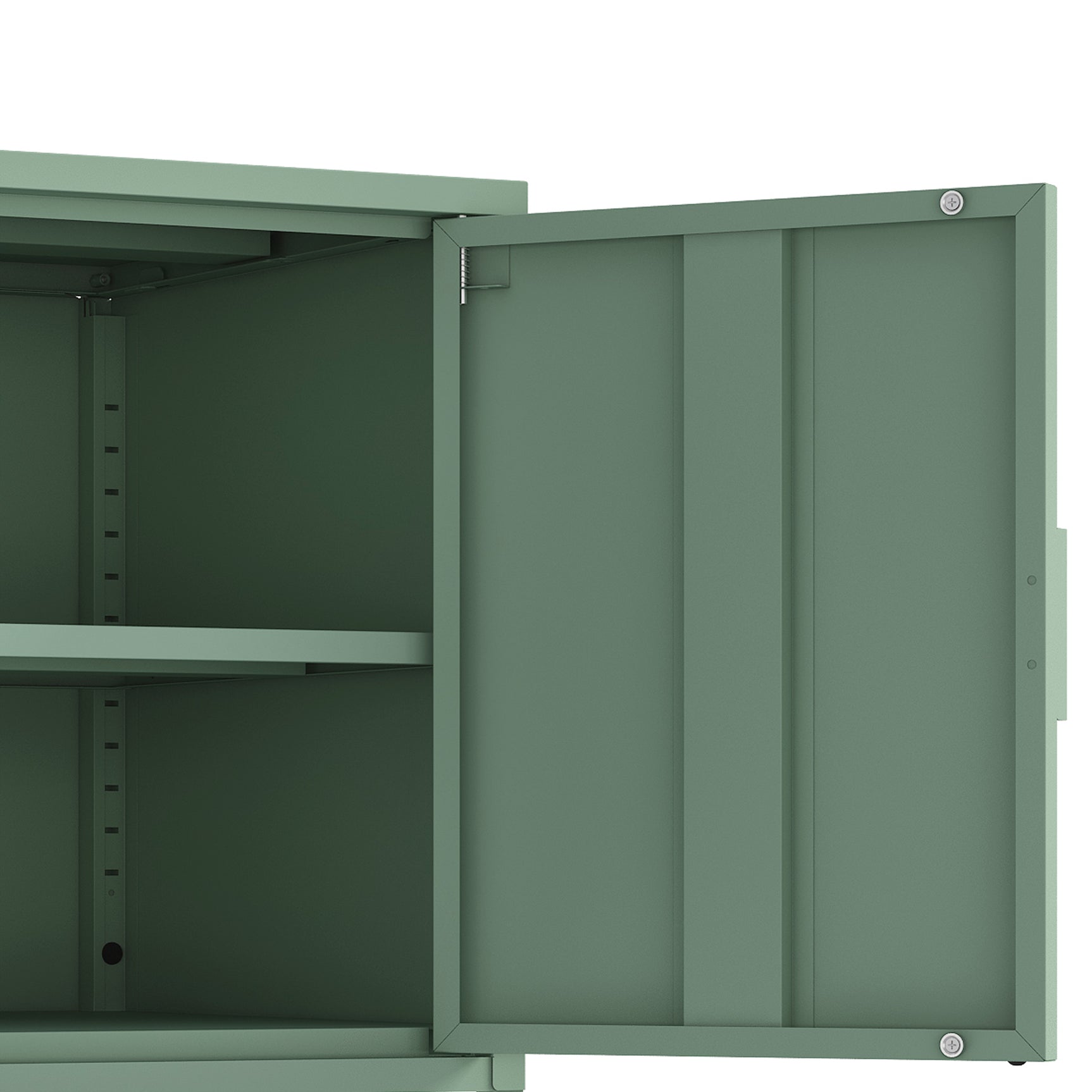 Ava 23.6" Accent Cabinet in Green - Ornate Home