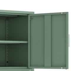 Ava 23.6" Accent Cabinet in Green - Ornate Home
