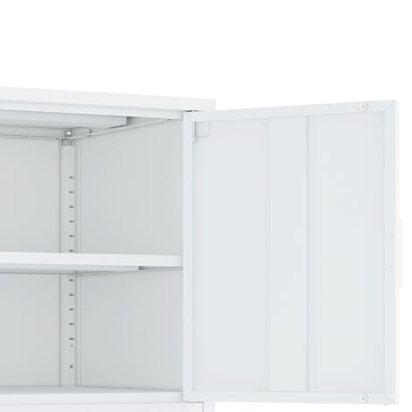 Ava 23.6" Accent Cabinet in White - Ornate Home