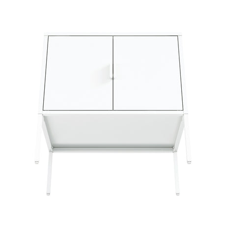 Ava 23.6" Accent Cabinet in White - Ornate Home