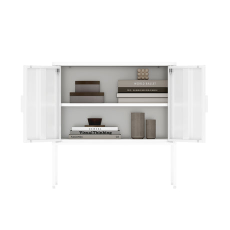 Ava 23.6" Accent Cabinet in White - Ornate Home