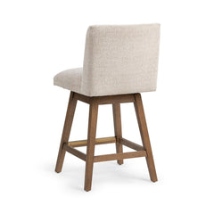 Ava Vanilla Oat Swivel Counter Stool