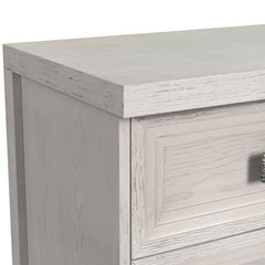 Avalanche Antique White 3-Drawer Nightstand with USB - Ornate Home