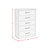 Avalanche Antique White 3-Piece King Storage Bedroom Set - Ornate Home