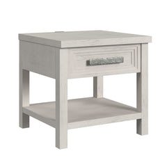 Avalanche Antique White 3-Piece Occasional Table Set with Coffee Table, End Table & Sofa Table