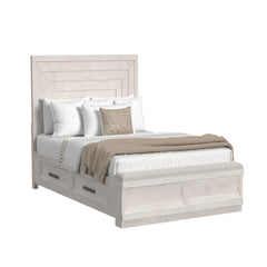 Avalanche Antique White 3-Piece Queen Storage Bedroom Set