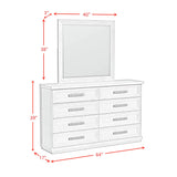 Avalanche Antique White 5-Piece Queen Storage Bedroom Set - Ornate Home