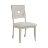 Avalanche Antique White 7-Piece Standard Height Dining Set with Table, Four Chairs & Two Arm Chairs - Ornate Home