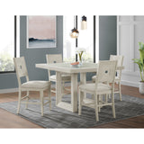 Avalanche Antique White Counter Side Chair (Set of 2) - Ornate Home