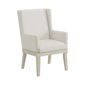 Avalanche Antique White Dining Arm Chair (Set of 2) - Ornate Home