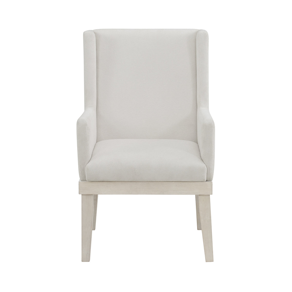 Avalanche Antique White Dining Arm Chair (Set of 2) - Ornate Home