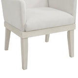 Avalanche Antique White Dining Arm Chair (Set of 2) - Ornate Home
