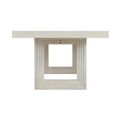 Avalanche Antique White Rectangular Dining Table with 18" Leaf - Ornate Home