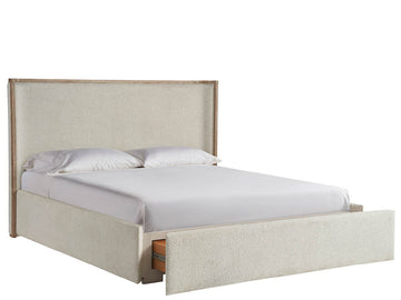 Avaline Skylark/Ivory King Owen Storage Bed - Ornate Home