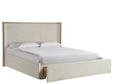 Avaline Skylark/Ivory Queen Owen Storage Bed - Ornate Home