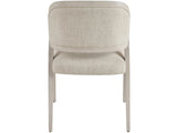 Avaline White Oak/Cream Arm Chair - Ornate Home