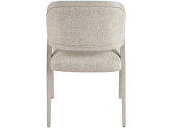 Avaline White Oak/Cream Arm Chair - Ornate Home