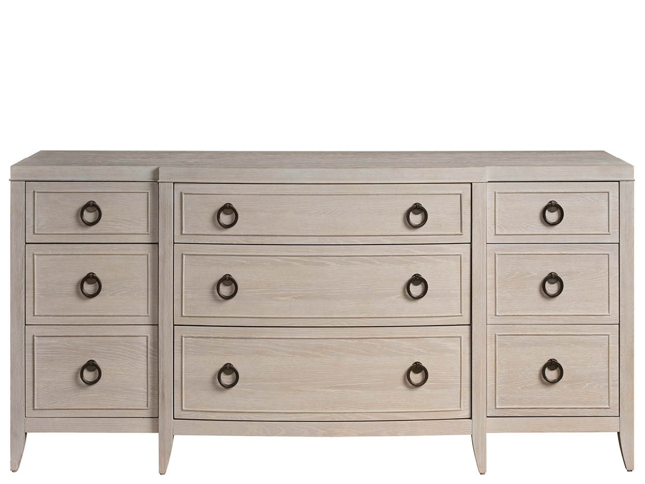 Avaline White Oak Dresser - Ornate Home