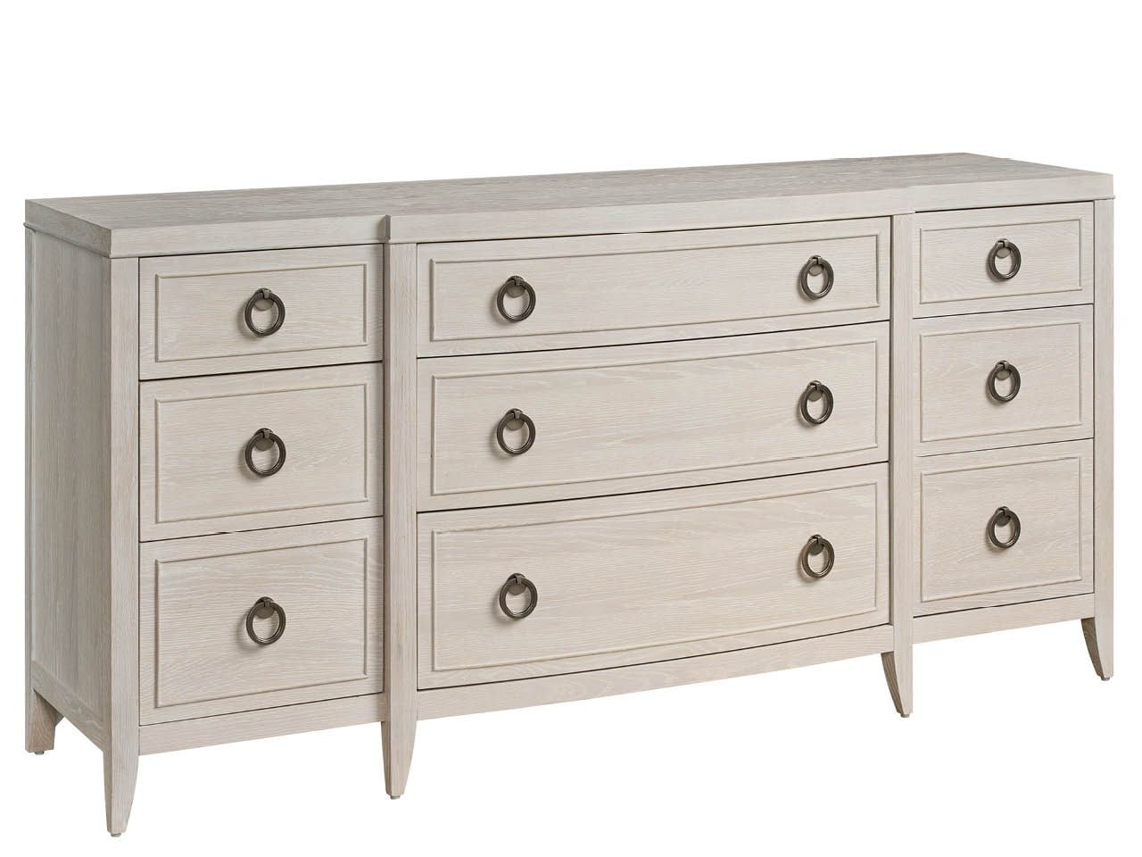 Avaline White Oak Dresser - Ornate Home