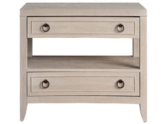 Avaline White Oak Nightstand - Ornate Home