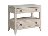 Avaline White Oak Nightstand - Ornate Home