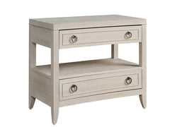 Avaline White Oak Nightstand - Ornate Home