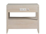 Avaline White Oak Nightstand - Ornate Home