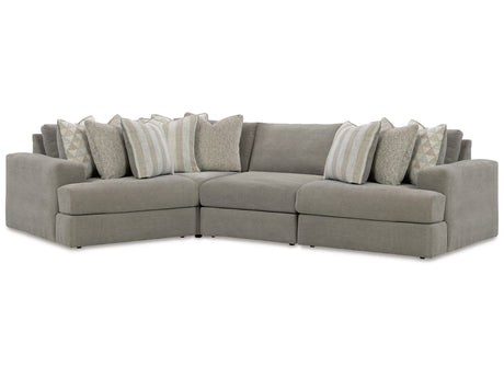 Avaliyah Ash 4-Piece Sectional - Ornate Home